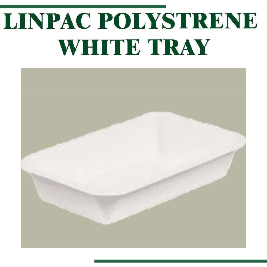 Linpack (D3) polystyrene white tray