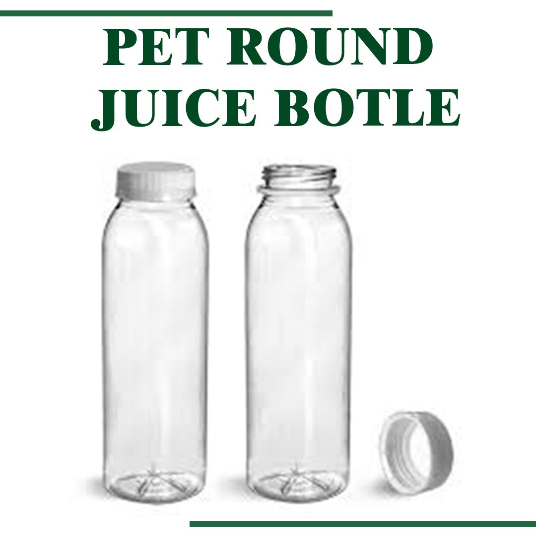 Pet round juice bottle