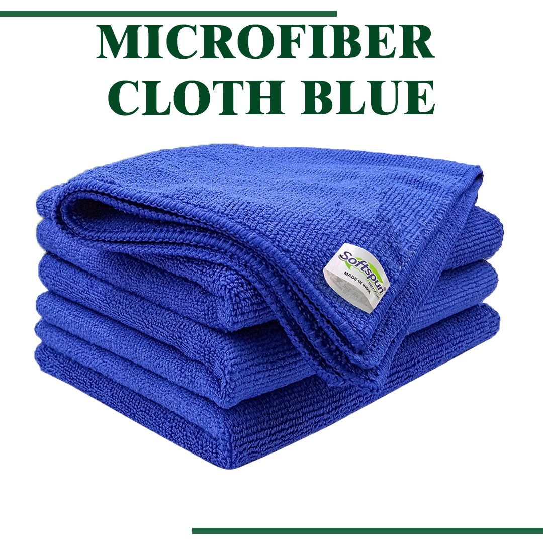 Microfiber  Cloth Blue