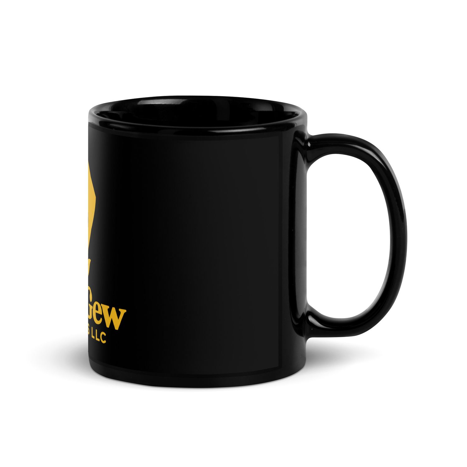 UncleGew Organics Black &amp; Gold Logo Mug – 11 oz &amp; 15 oz