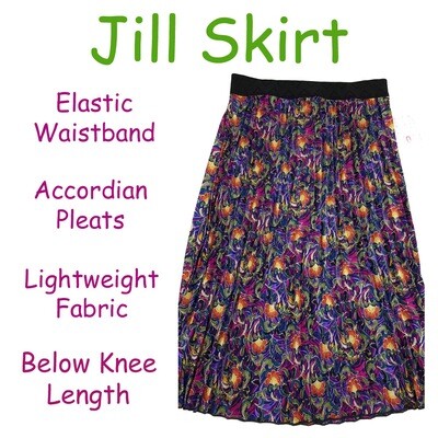 JILL LuLaRoe Accordian Pleated Skirt