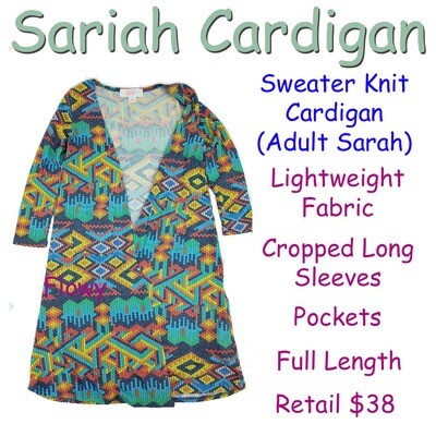 Kids Sariah (adult Sarah) LuLaRoe Sweater Knit Cardigan