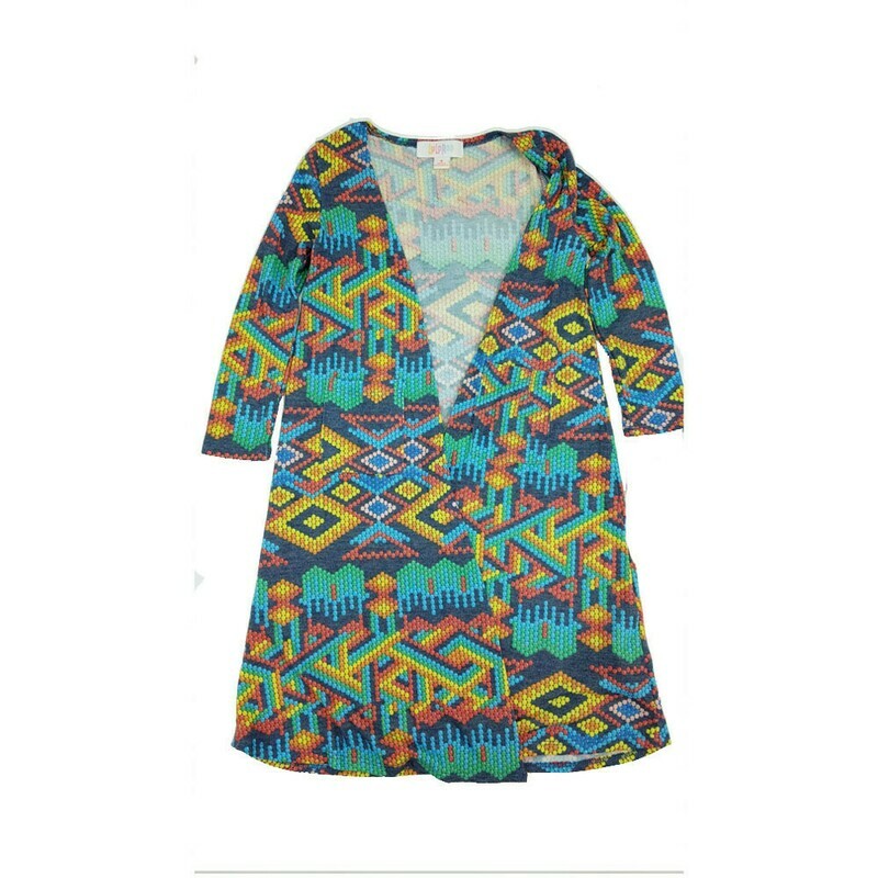 Kids Sariah LuLaRoe Sweater Knit Cardigan Size 4 fits kids 3-4