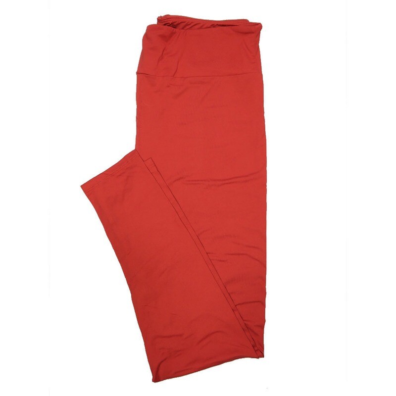 LuLaRoe One Size OS Solid Brick Red (257512) Womens Leggings fits Adult sizes 2-10 LuLaRoe One Size OS Solid Brick Red (257512) Womens Leggings fits Adult sizes 2-10