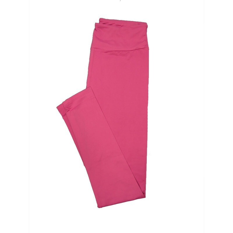 LuLaRoe One Size OS Solid Dusty Rose (172520) Womens Leggings fits Adult sizes 2-10