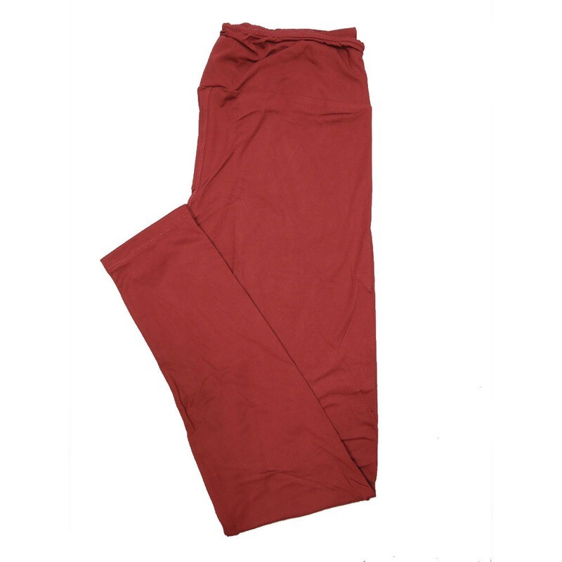 LuLaRoe One Size OS Solid Oxblood Red (191524) Womens Leggings fits Adult sizes 2-10 LuLaRoe One Size OS Solid Oxblood Red (191524) Womens Leggings fits Adult sizes 2-10