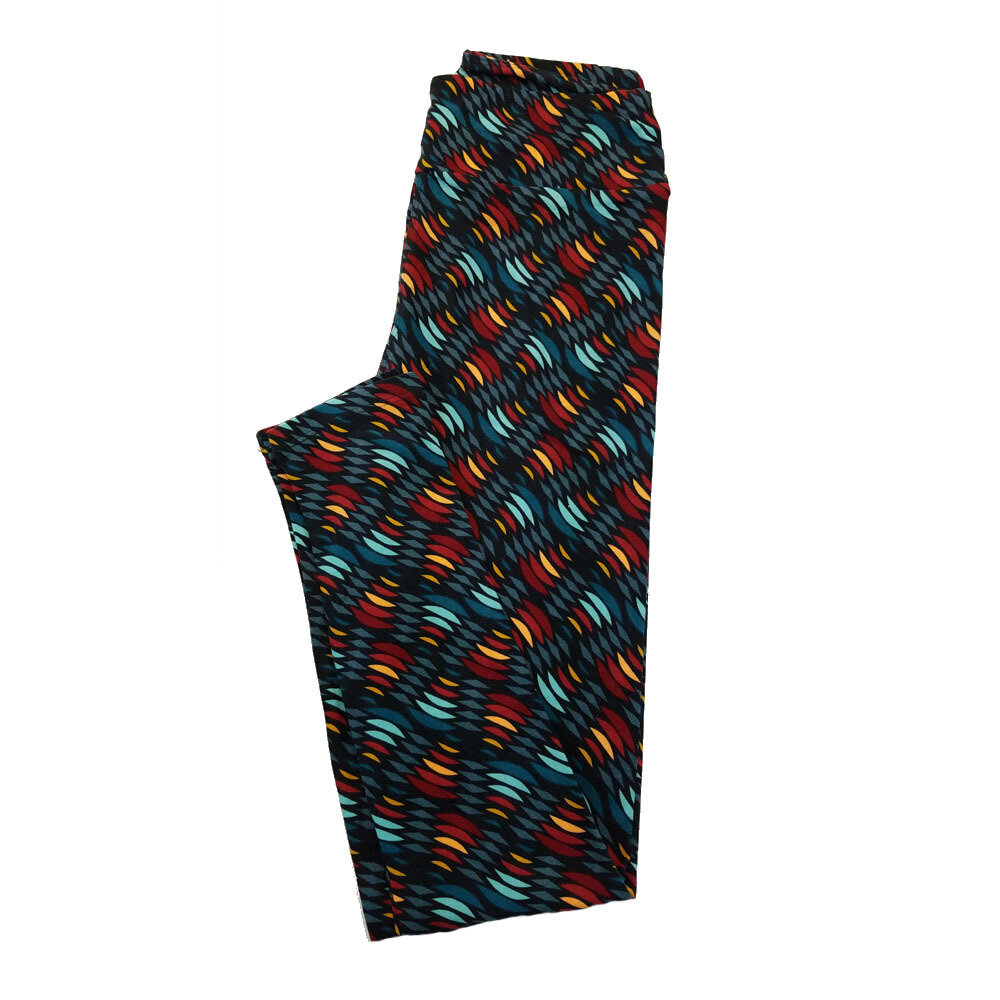 LuLaRoe One Size OS Psychedelic 70's and Trippy Leggings (OS fits Adults 2-10) OS-4023-H