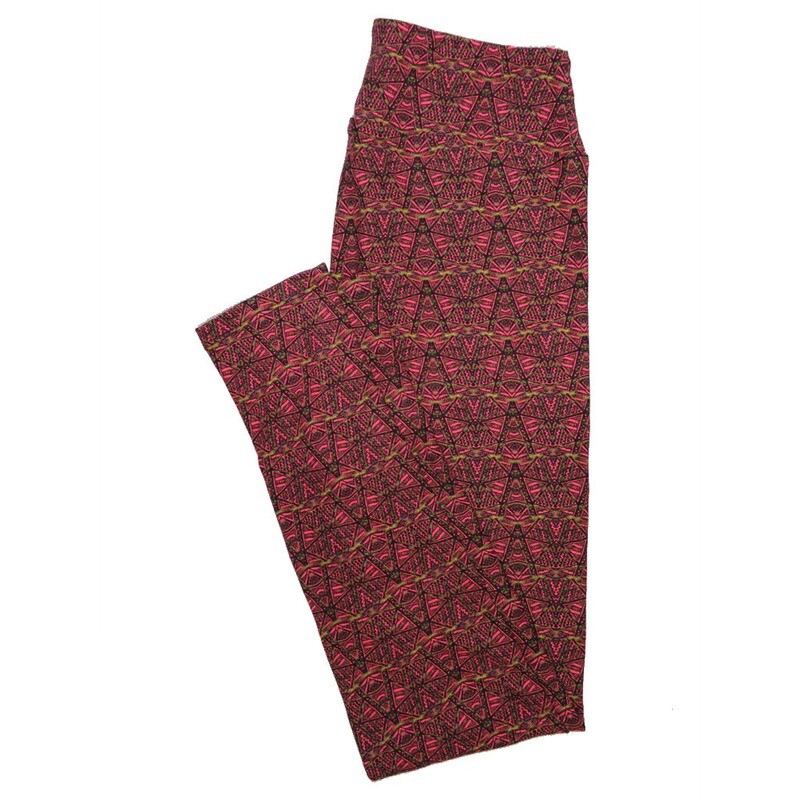 LuLaRoe One Size OS Psychedelic 70&#39;s and Trippy Leggings (OS fits Adults 2-10) OS-4076-Q