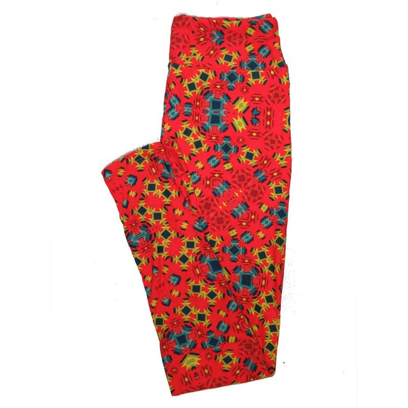 LuLaRoe One Size OS Psychedelic 70&#39;s and Trippy Leggings (OS fits Adults 2-10) OS-4078-F