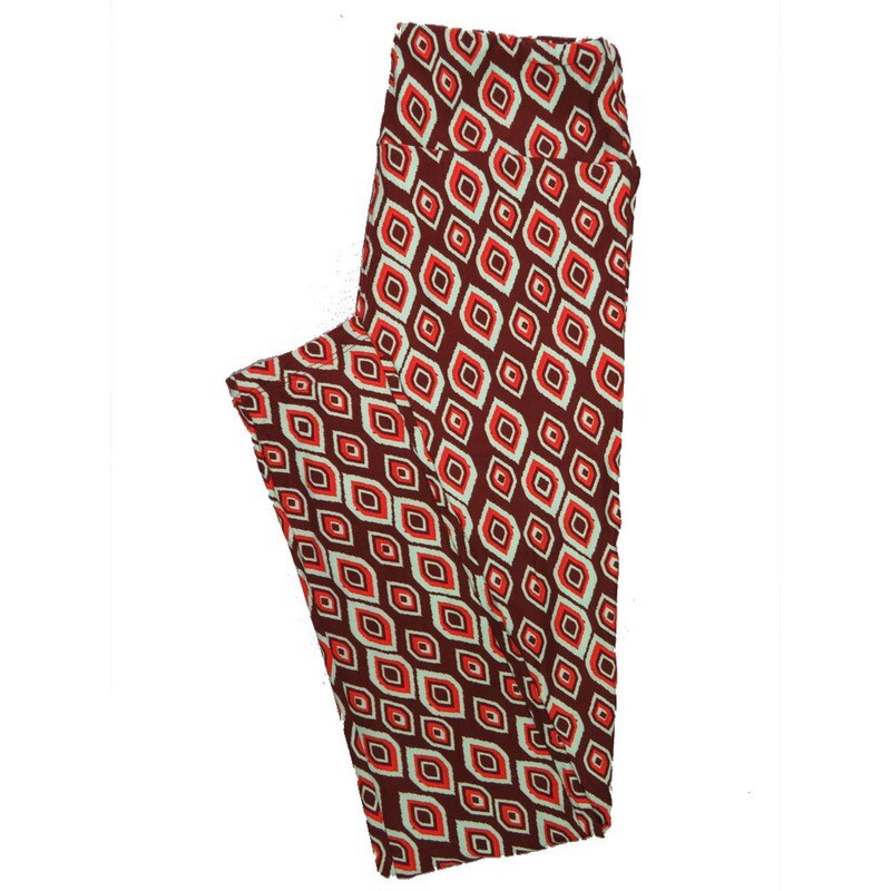 LuLaRoe One Size OS Psychedelic 70&#39;s and Trippy Leggings (OS fits Adults 2-10) OS-4078-R