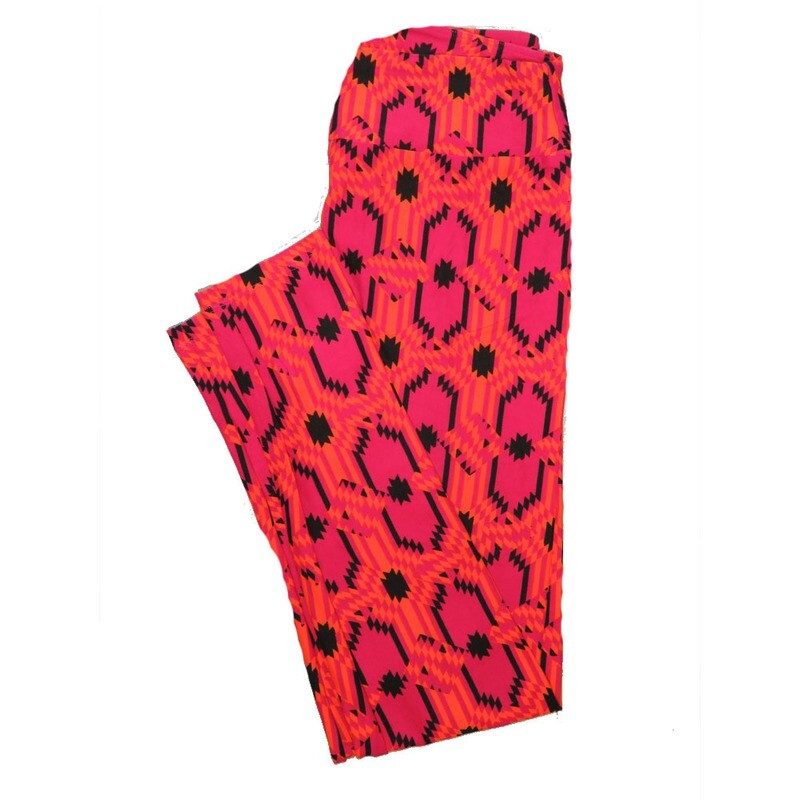 LuLaRoe One Size OS Psychedelic 70&#39;s and Trippy Leggings (OS fits Adults 2-10) OS-4079-E2