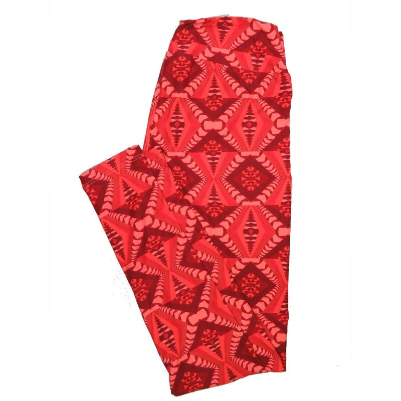 LuLaRoe One Size OS Psychedelic 70&#39;s and Trippy Leggings (OS fits Adults 2-10) OS-4079-I