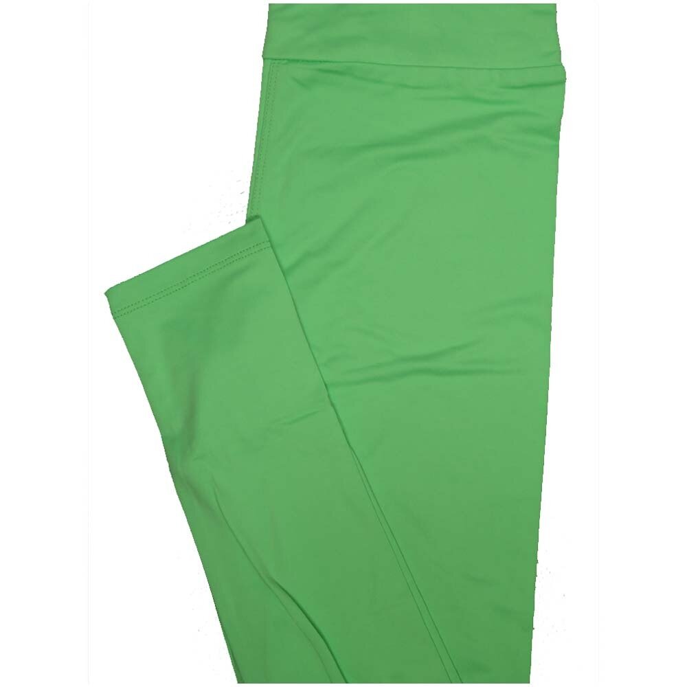 LuLaRoe One Size OS Solid Light Lime Green Buttery Soft Leggings 257526 fits Adults sizes 2-10