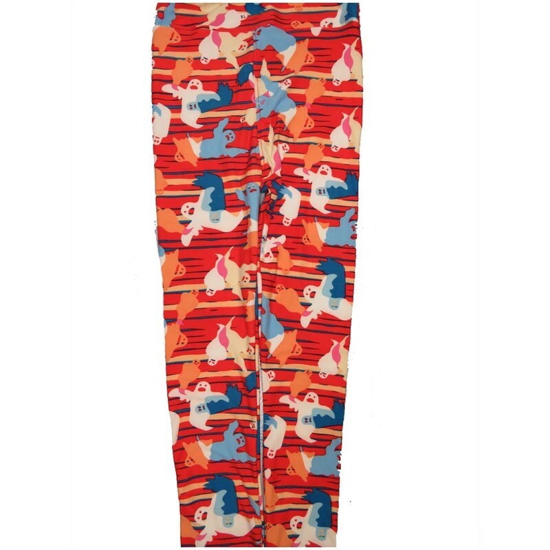 LuLaRoe Kids Large/XL LXL Halloween Leggings fits Kids sizes 8-14