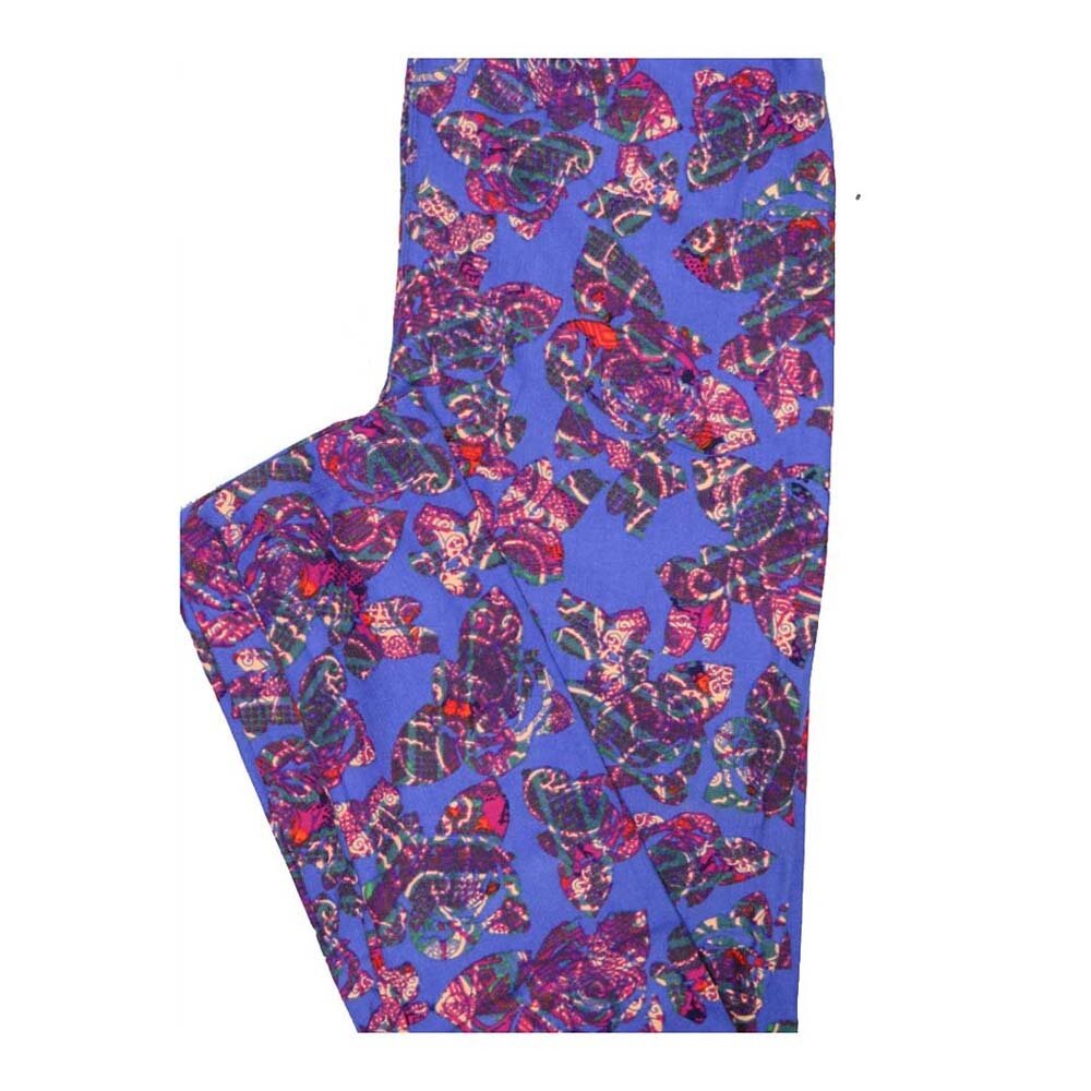 LuLaRoe One Size OS Floral Leggings fits Women 2-10