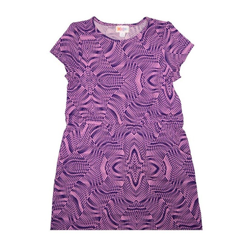 LuLaRoe Kids Mae Pocket Dress Size 12 fits Kids 12-14