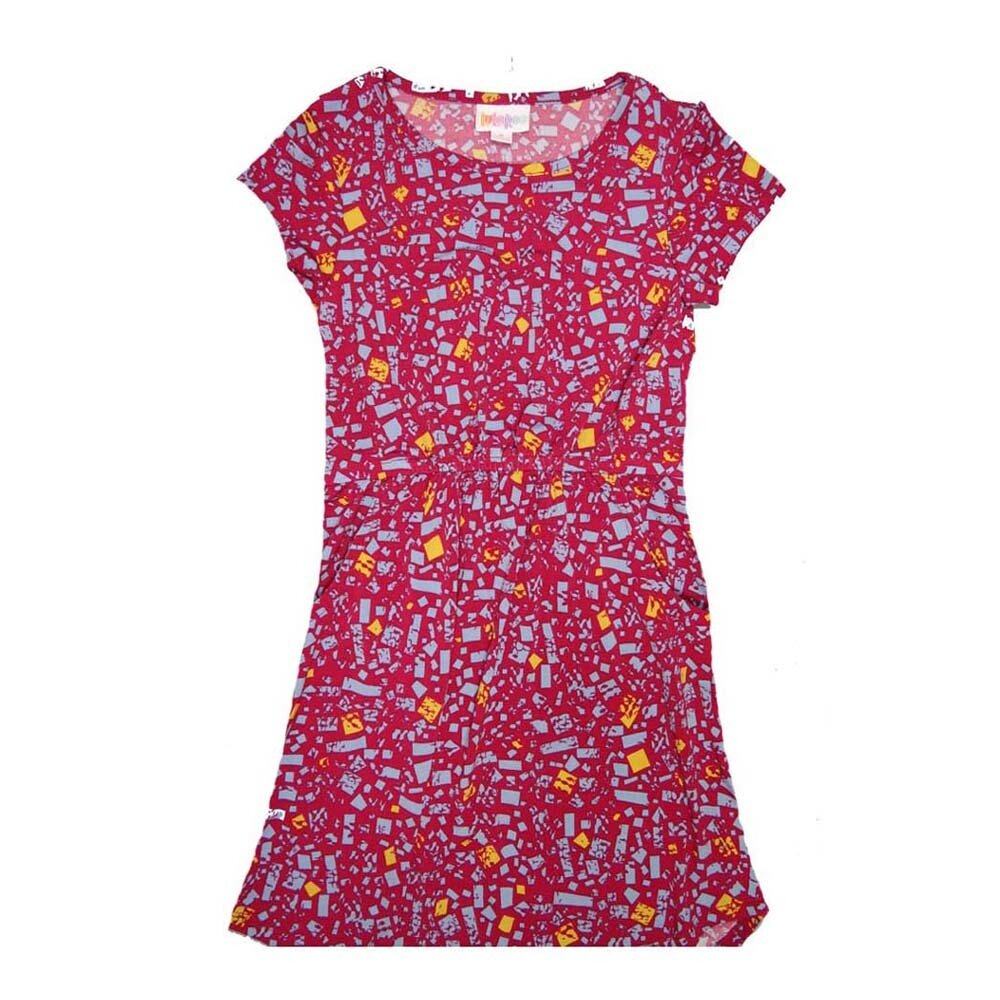 LuLaRoe Kids Mae Pocket Dress Size 8 fits Kids 7-8