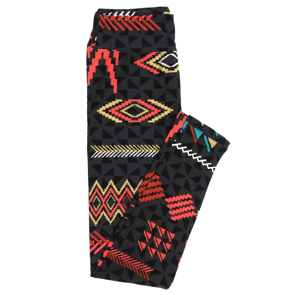 LuLaRoe One Size OS Gods Eye Aztek Southwestern Stripes Zig Zags Chevrons Buttery Soft Womens Leggings fit Adult sizes 2-10  OS-4351-AX