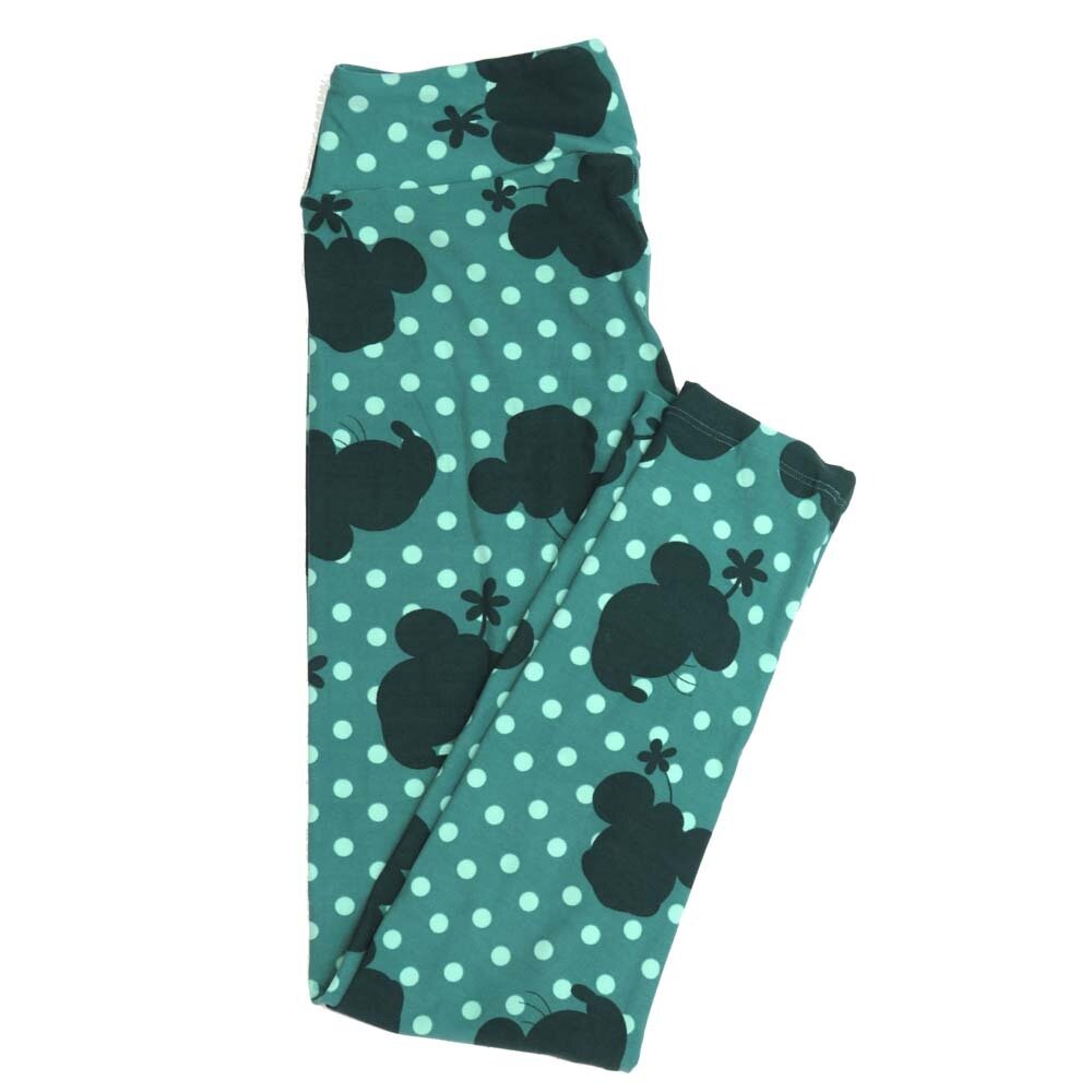 LuLaRoe One Size OS Disney Minnie Mouse Polka Dot Buttery Soft Womens Leggings fit Adult sizes 2-10  OS-4355-AJ