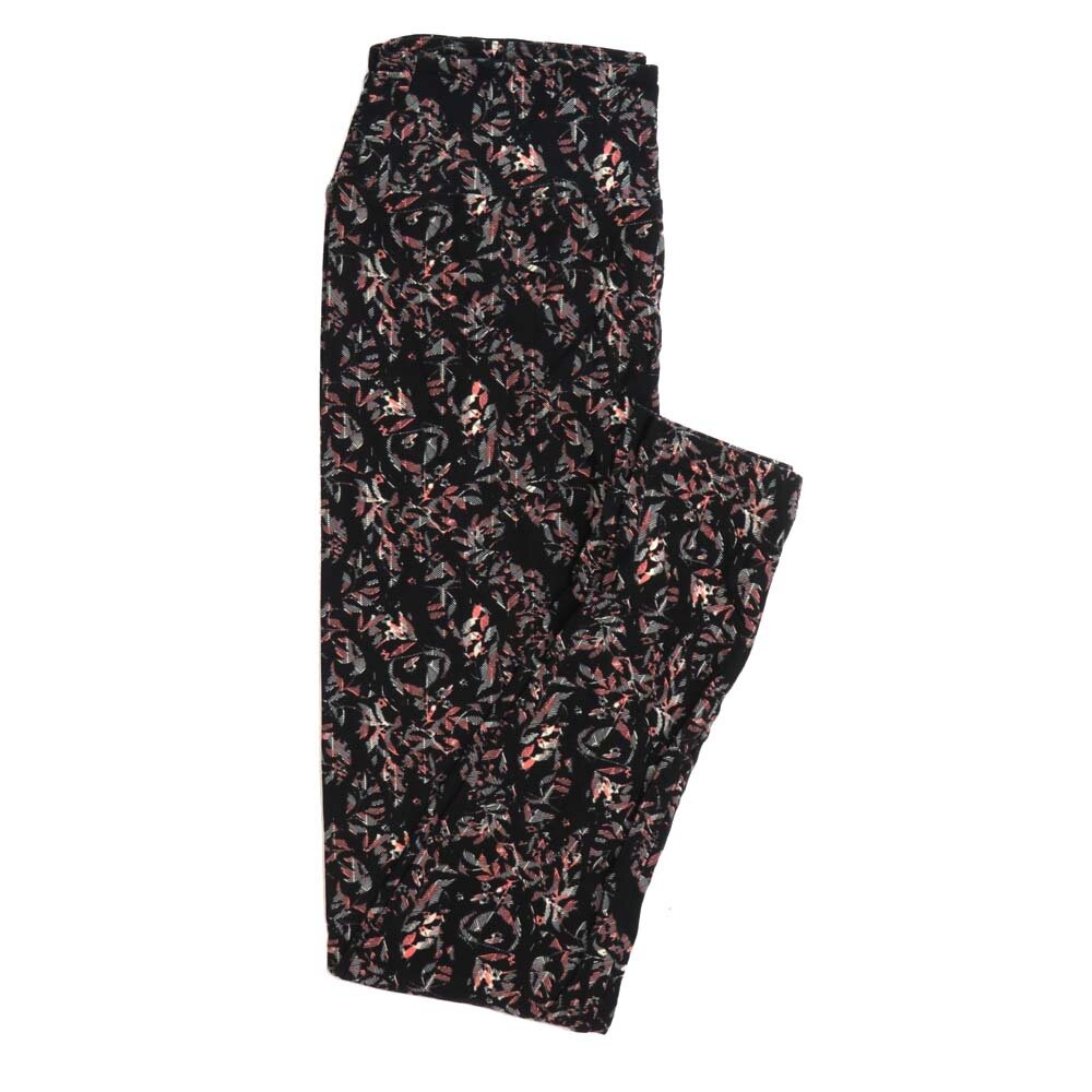 LuLaRoe One Size OS Floral Buttery Soft Womens Leggings fit Adult sizes 2-10  OS-4366-AO