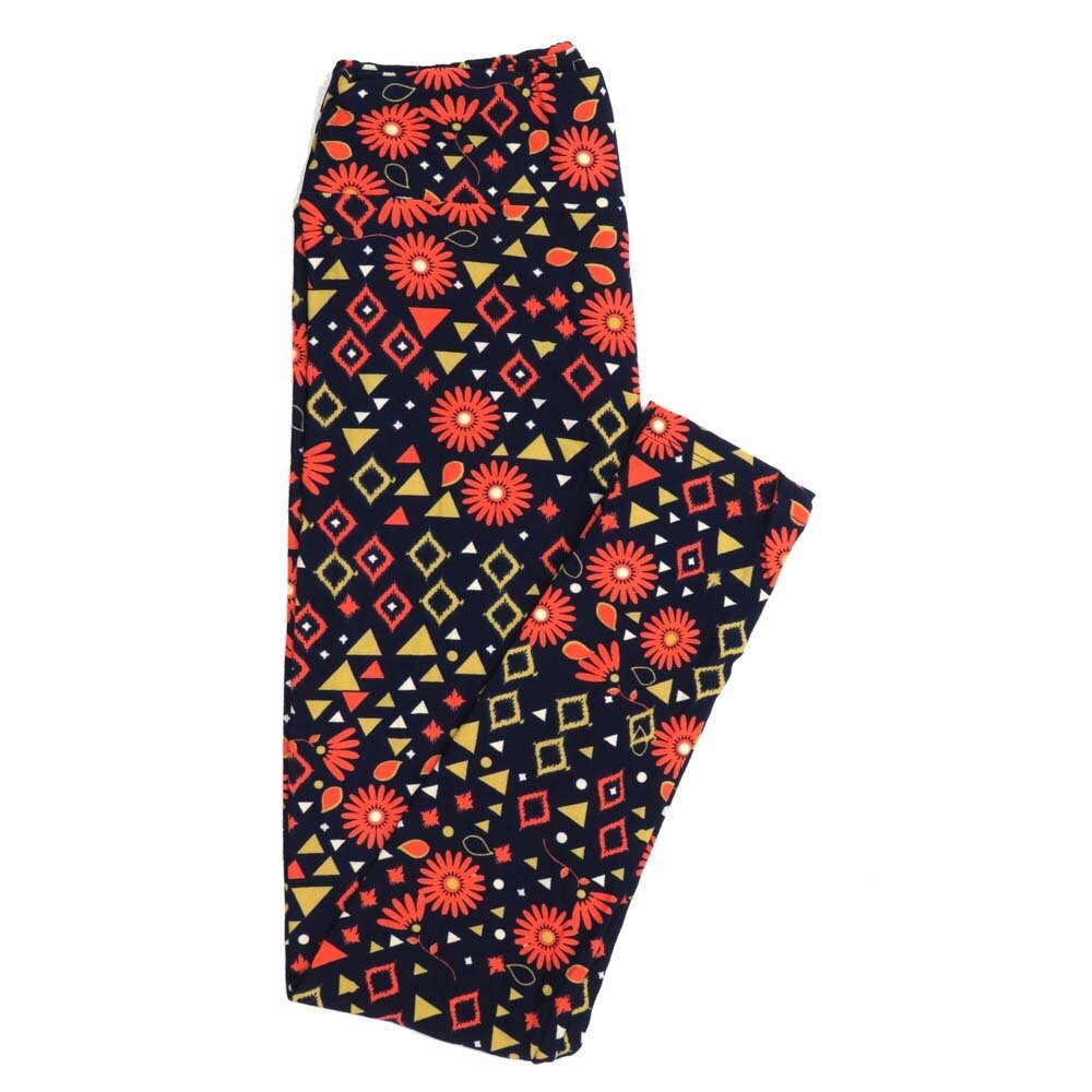 LuLaRoe One Size OS Floral Buttery Soft Womens Leggings fit Adult sizes 2-10  OS-4367-AU