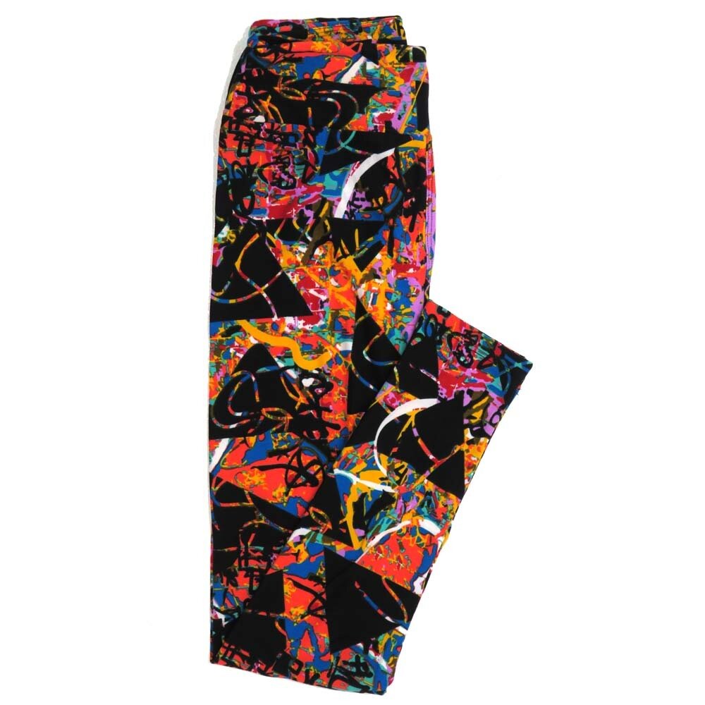 LuLaRoe One Size OS Floral Buttery Soft Womens Leggings fit Adult sizes 2-10  OS-4368-BC