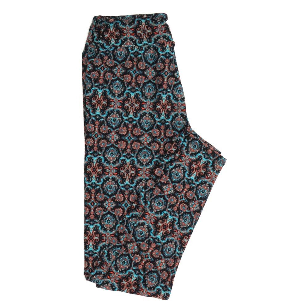 LuLaRoe One Size OS Mandalas and Paisleys Buttery Soft Womens Leggings fit Adult sizes 2-10  OS-4370-AI-3