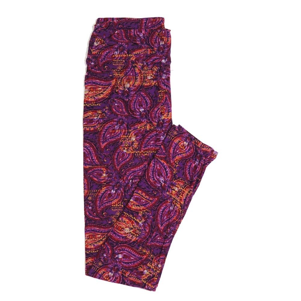 LuLaRoe One Size OS Paisley Geometric Buttery Soft Womens Leggings fit Adult sizes 2-10  OS-4370-AR