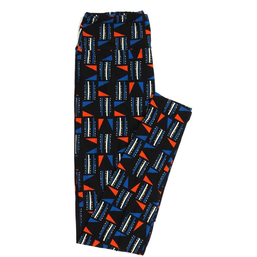 LuLaRoe One Size OS Geometric Buttery Soft Womens Leggings fit Adult sizes 2-10 OS-4371-AR