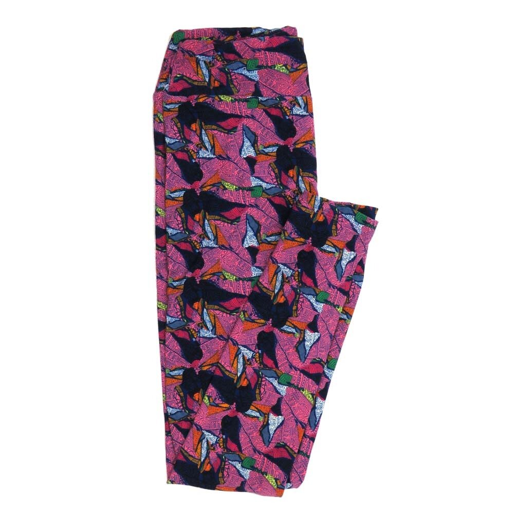 LuLaRoe One Size OS Geometric Buttery Soft Womens Leggings fit Adult sizes 2-10 OS-4371-AX-2