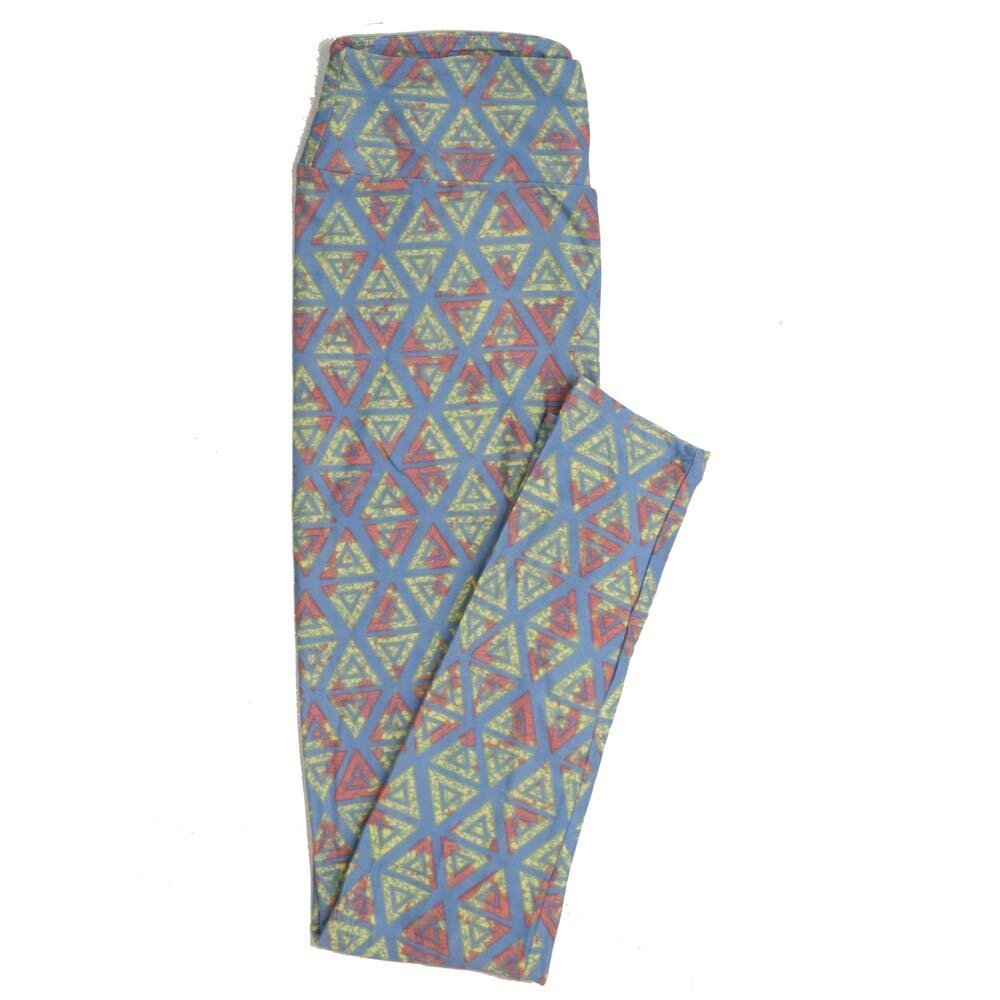 LuLaRoe One Size OS Geometric Buttery Soft Womens Leggings fit Adult sizes 2-10 OS-4372-AW