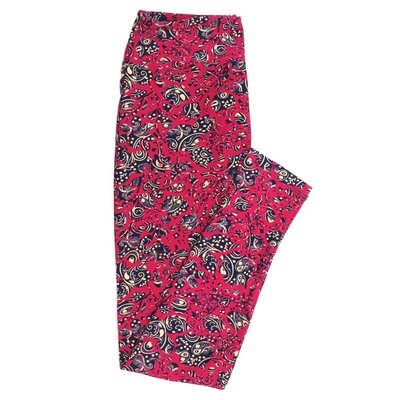 LuLaRoe One Size OS Paisley Buttery Soft Womens Leggings fit Adult sizes 2-10  OS-4369-AJ