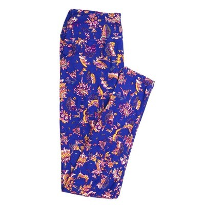 LuLaRoe One Size OS Paisley Geometric Buttery Soft Womens Leggings fit Adult sizes 2-10  OS-4369-AN