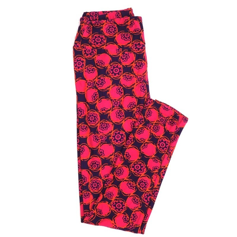 LuLaRoe One Size OS Mandala Bubble Polka Dot Buttery Soft Womens Leggings fit Adult sizes 2-10  OS-4353-AE