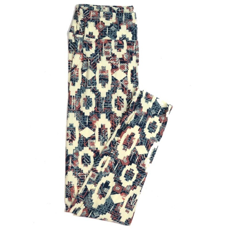 LuLaRoe One Size OS Floral Buttery Soft Womens Leggings fit Adult sizes 2-10  OS-4366-BD