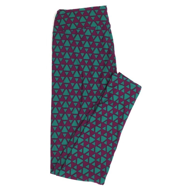 LuLaRoe One Size OS Geometric Buttery Soft Womens Leggings fit Adult sizes 2-10  OS-4372-AS