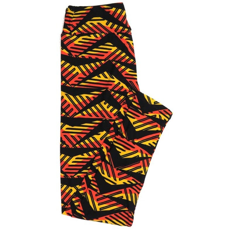 LuLaRoe One Size OS Geometric Buttery Soft Womens Leggings fit Adult sizes 2-10  OS-4372-AE