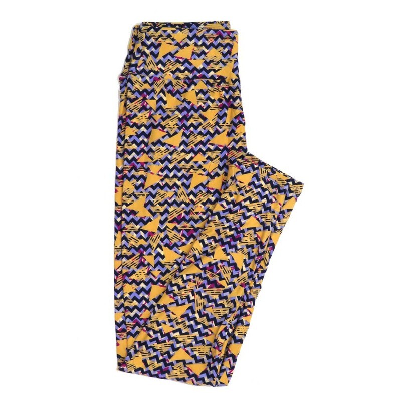 LuLaRoe One Size OS Geometric Buttery Soft Womens Leggings fit Adult sizes 2-10  OS-4371-AJ
