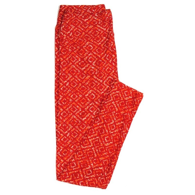 LuLaRoe One Size OS Geometric Buttery Soft Womens Leggings fit Adult sizes 2-10  OS-4371-AE