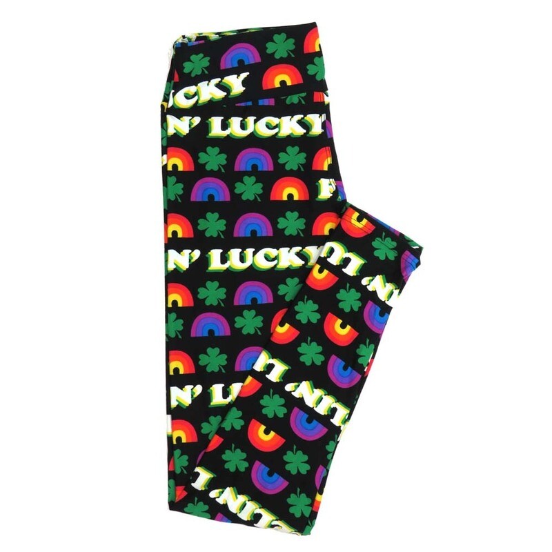 LuLaRoe One Size OS Lucky Irish St Patrick Buttery Soft Womens Leggings fit Adult sizes 2-10  OS-4353-AZ