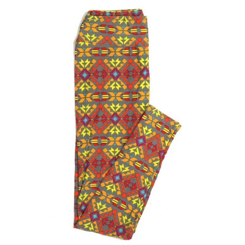 LuLaRoe One Size OS Floral Buttery Soft Womens Leggings fit Adult sizes 2-10  OS-4366-AN