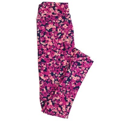 LuLaRoe One Size OS Floral Buttery Soft Womens Leggings fit Adult sizes 2-10  OS-4365-AH