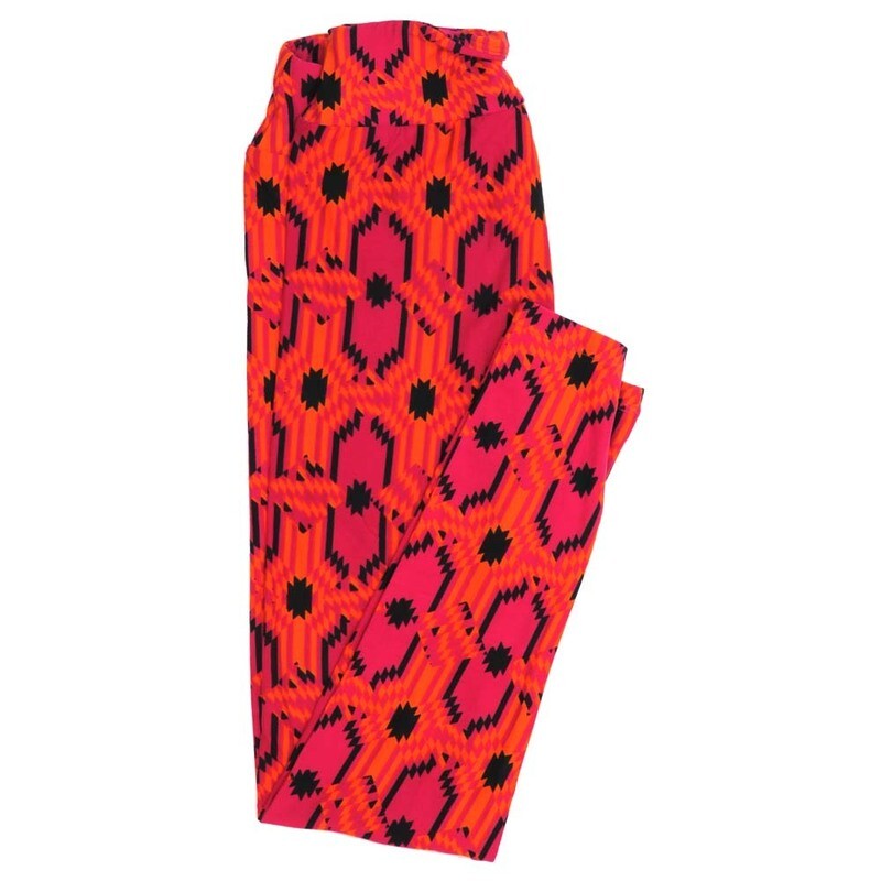 LuLaRoe One Size OS 70s Trippy Psychedelic Buttery Soft Womens Leggings fit Adult sizes 2-10  OS-4350-AO