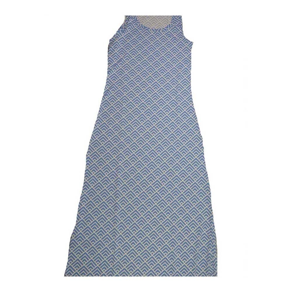 LuLaRoe DANI Small S Geometric Squares Sleeveless Column Dress fits Womens sizes 6-8