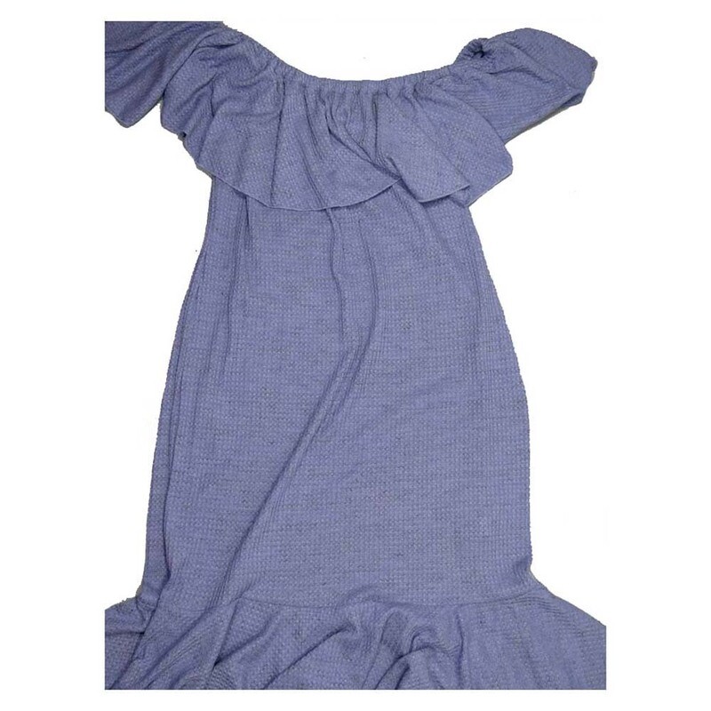 LuLaRoe Cici XXX-Large 3XL Solid Flounce Dress fits 26-28