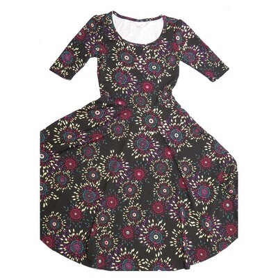 LuLaRoe NICOLE Small S Womens Full Circle Skirt Dress fits 6-8 NICOLE-S-108