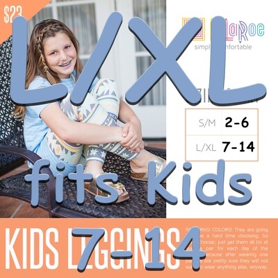 Kids L-XL LuLaRoe Leggings