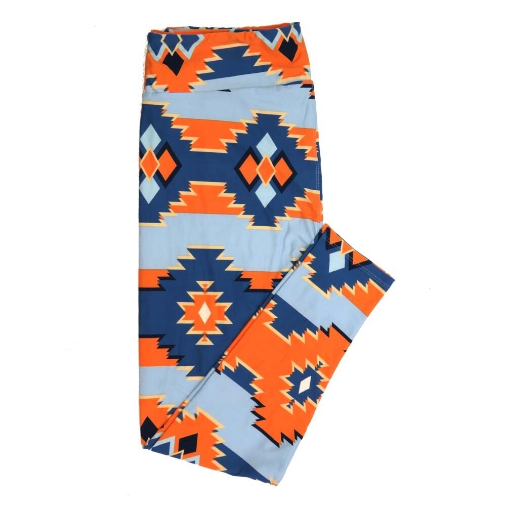 LuLaRoe TCTWO TC2 Aztek Southwestern Gods Eye Print Buttery Soft Womens Leggings fits Adults sizes 18-26  TCTWO-9042-T