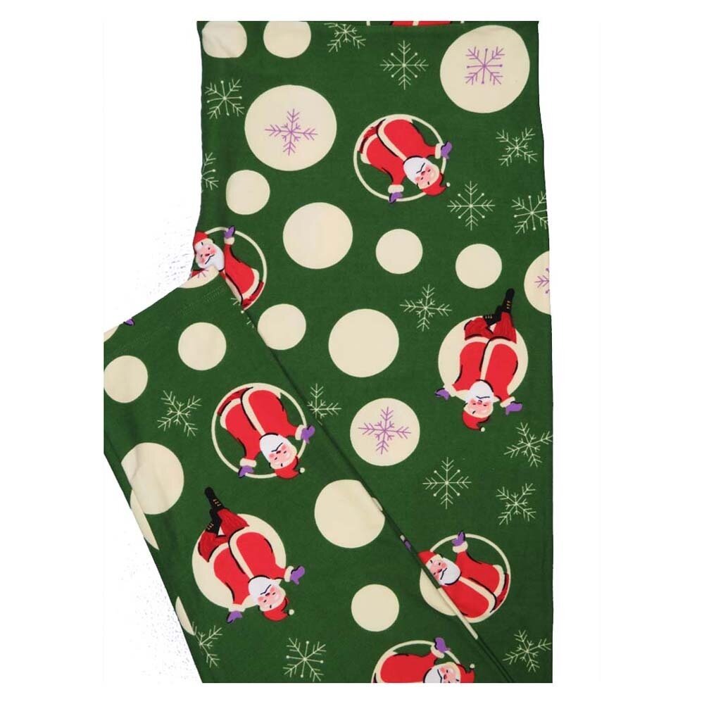 LuLaRoe TCTWO TC2 Christmas Holiday Buttery Soft Leggings fits Adult Sizes 18+