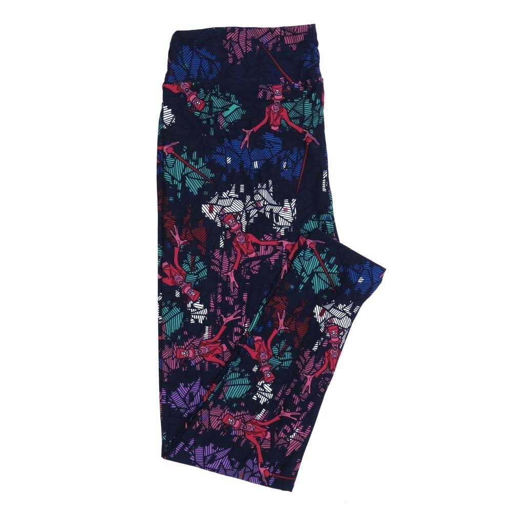 LuLaRoe TCTWO TC2 Disney Dr Facilier Buttery Soft Womens Leggings fits Adults sizes 18-26  TCTWO-9041-L